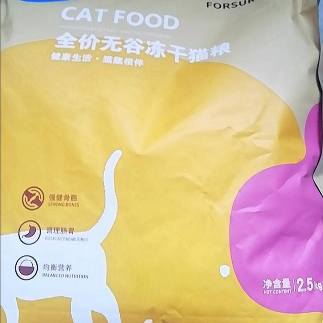 猫咪的冻干猫粮