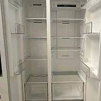 海尔冰箱双开门白色对开门522升黑金净化风冷无霜大容量大冷冻力冰箱，真心不错