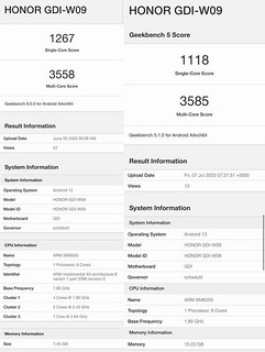 荣耀 MagicPad 平板 Geekbench 跑分曝光