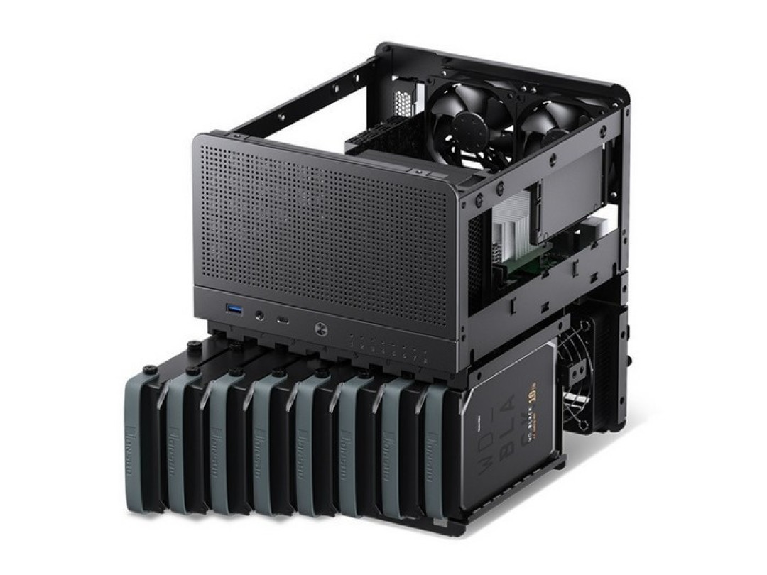 NAS专用:乔思伯发布 N3 迷你 ITX 机箱,能扩展8块3.5英寸硬盘