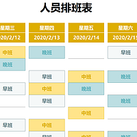 小默在职场 篇三：有这样的excel排班表，我干嘛还要自己做啊!