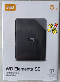西部数据(WD) 5TB 移动硬盘 USB3.0 