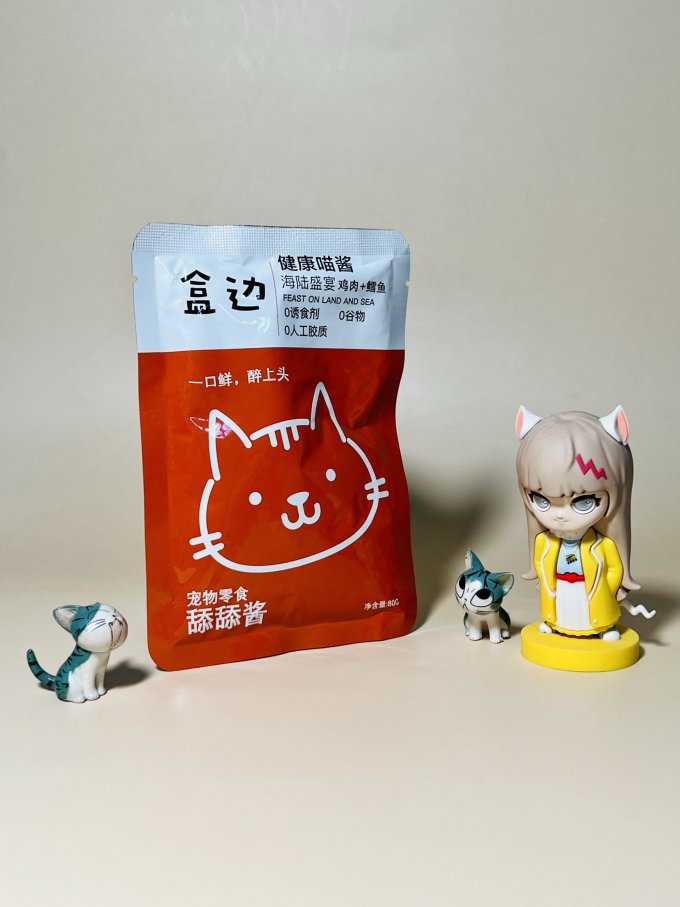盒边猫咪零食罐/妙鲜包