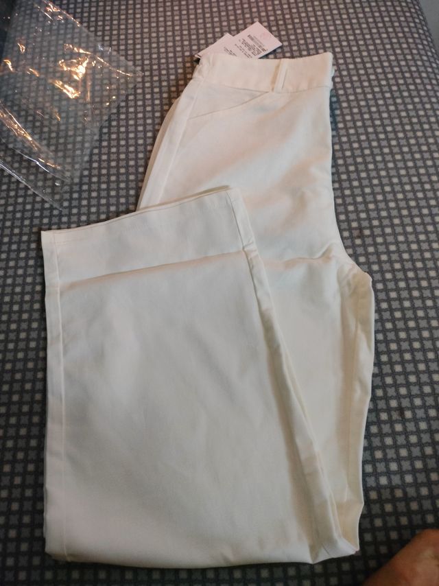 最近购买的棉麻阔腿裤