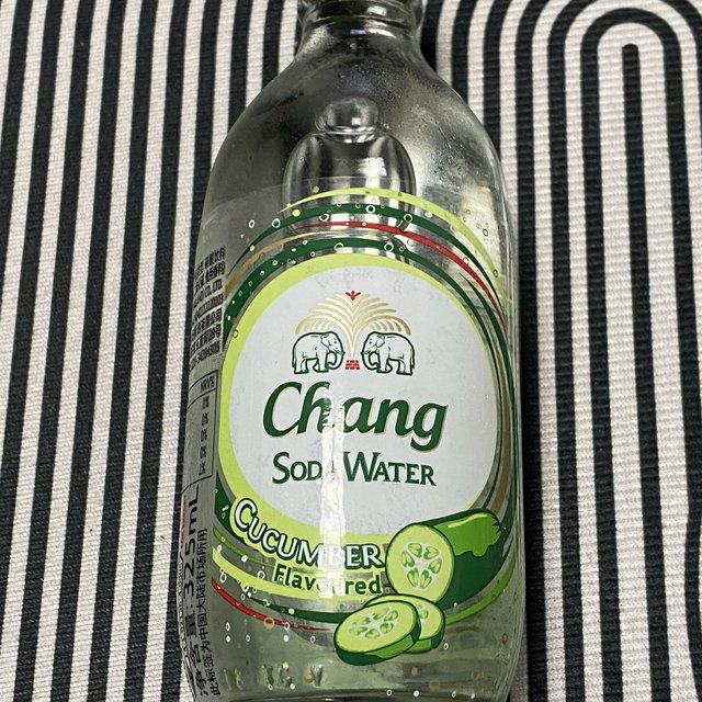 清新黄瓜苏打气泡水，好喝！