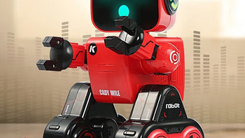 JJR/C儿童早教启智启蒙机器人智能语音电动遥控玩具会走路感应机器人