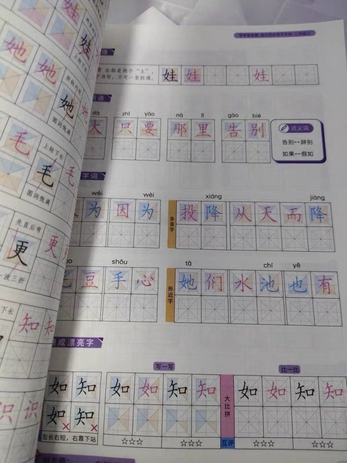 新疆青少年出版社字帖
