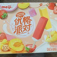 明治（meiji）黄桃酸奶味、草莓酸奶味雪糕 