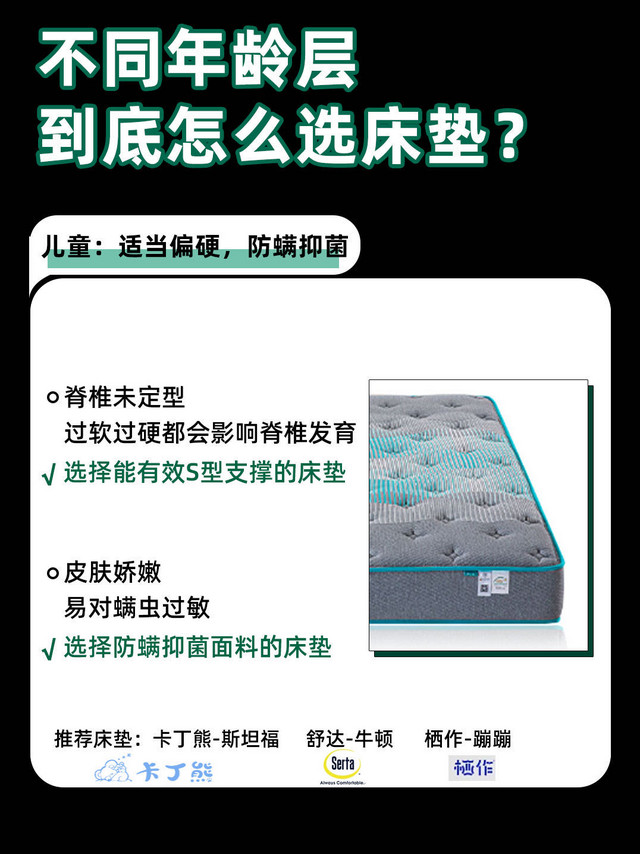 🔍不同人群如何选床垫