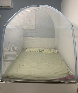 富安娜家纺蚊帐 蒙古包蚊帐1.8米床 坐床式