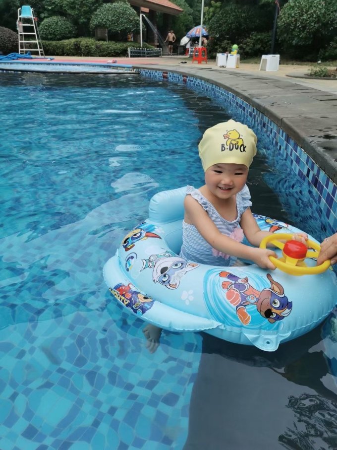 小黄鸭泳帽