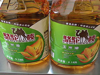 来自香港品牌的骆驼唛玉米油5L