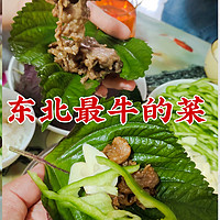 东北最牛X的一道下酒菜——紫苏牛肉——美食分享