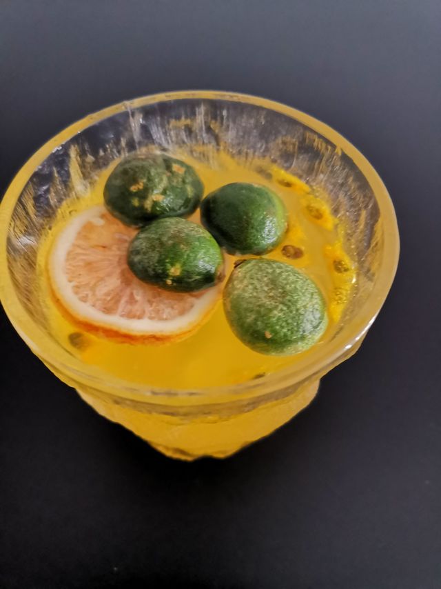 超级好喝的夏日饮品，青桔百香果柠檬茶