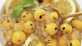 家乡的百香果➕气泡水➕柠檬！好喝到感动！！