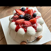 超可爱的网红草莓蛋糕~