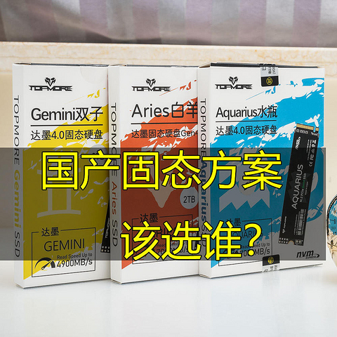 【茶茶】国产固态方案该选谁？达墨Gen4系列SSD测试报告