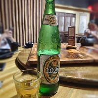 路过贵境，晚上夜宵开一瓶漓泉老炮啤酒