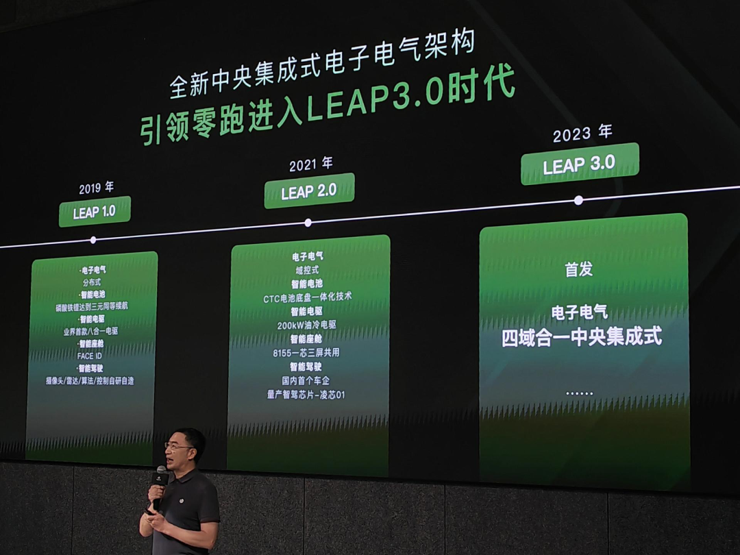 零跑发布全新一代电子架构