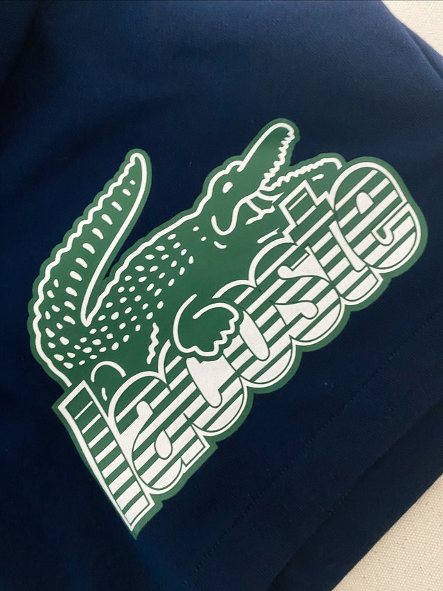 大logo的Lacoste短裤 五折