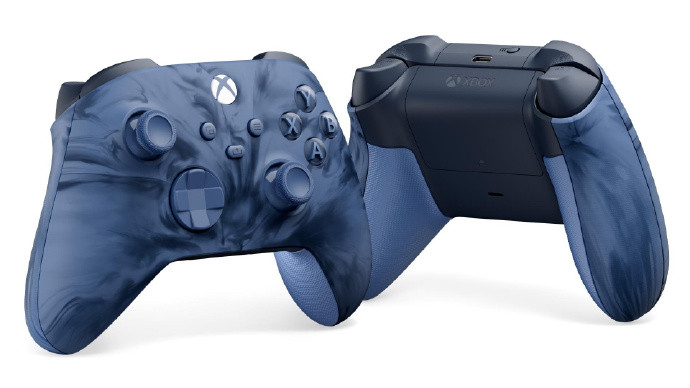 Xbox新款手柄“风暴云蒸汽”8月15日上市，动感漩涡状蓝色