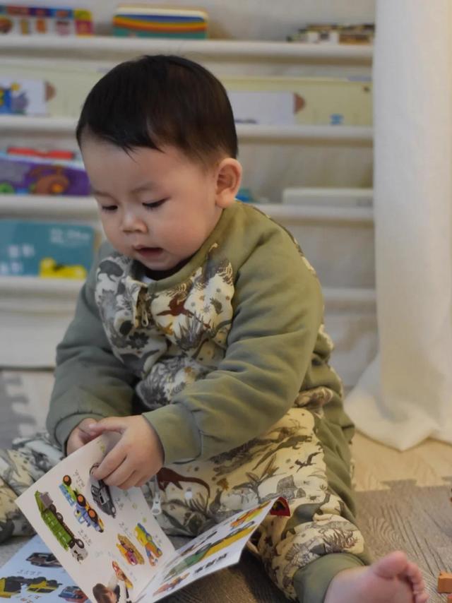 小汽车和小恐龙都是他的爱
