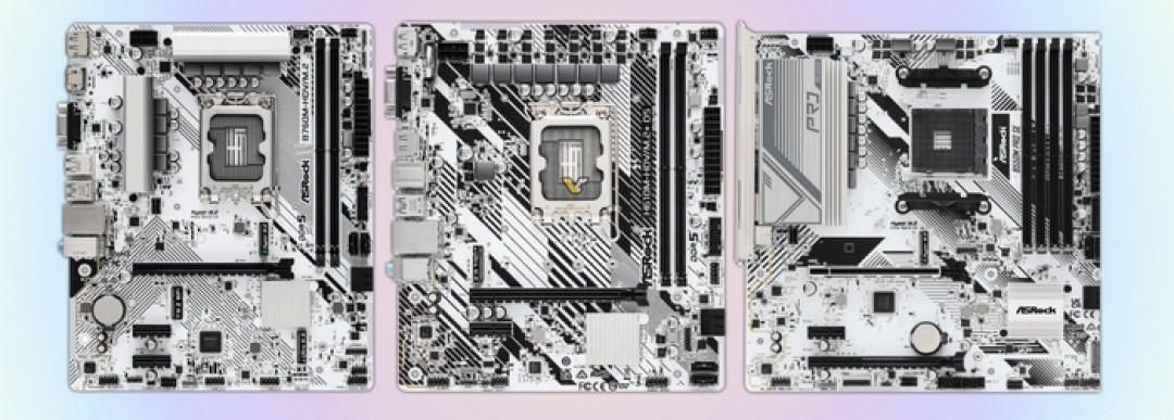 白色控来!华擎发布 Pro B760M-HDV/M.2、H610M-HDV/M.2+ D5 等三款新主板