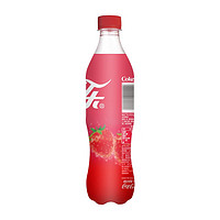 可口可乐（Coca-Cola）草莓味可乐汽水有糖碳酸饮料500ml*12瓶装整箱装