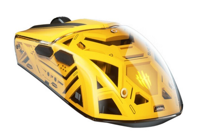 努比亚红魔电竞鼠标超能版上架，三模连接，透明外壳、100 小时续航