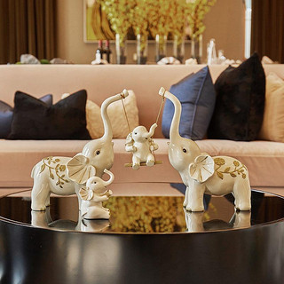 有趣的摆件十：温馨的大象摆件家居装饰