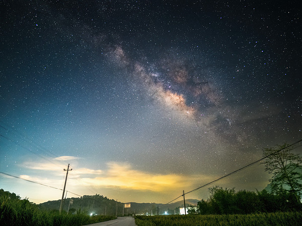 盛夏银河，全靠松下9mm F1.7