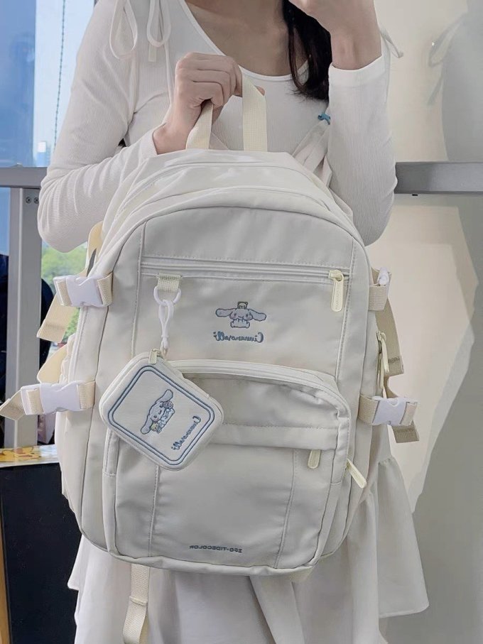 潮色绘女士双肩包