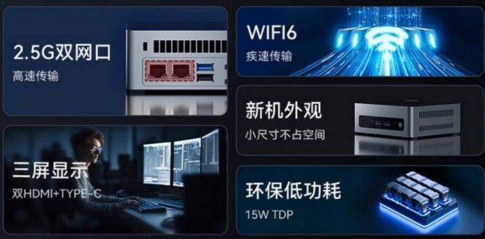 酷睿i3-N305、双2.5G:Maxtang大唐推出 MTN-ALN50 NUC 迷你主机