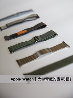 Apple Watch｜大学青椒的非理性表带矩阵