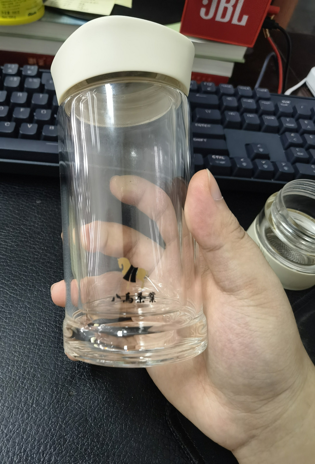 19.9入八马茶水分离玻璃杯