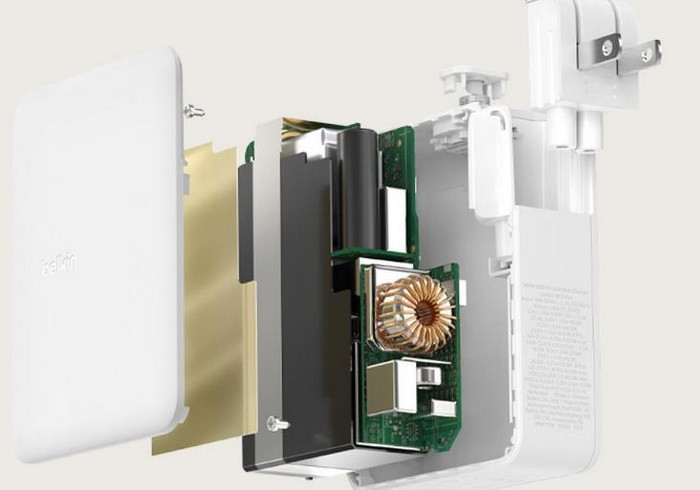 贝尔金推出 140W 氮化镓充电器、3C1A，可为苹果iPhone 或 MacBook 快充