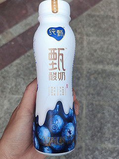 纯甄蓝莓味，蓝莓味道挺香浓的