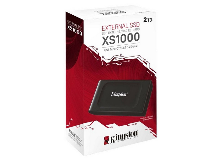金士顿发布 XS1000 高速移动固态硬盘，最高2TB、1050MB/s读取、5年保