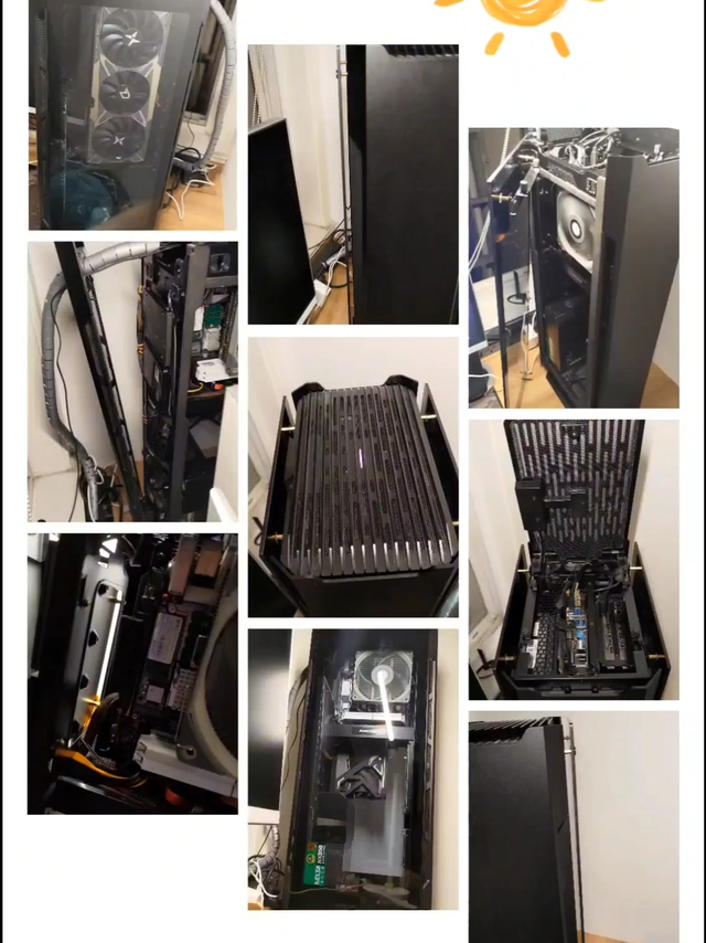 追风者217机箱散热改造成果展示