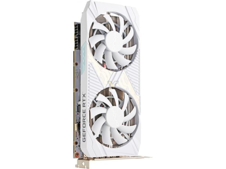 昂达发布“神盾” RTX 3060 Ti AEGIS G6X 非公卡，白色配色，5热管散热器