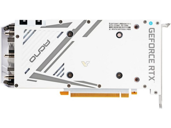 昂达发布“神盾” RTX 3060 Ti AEGIS G6X 非公卡，白色配色，5热管散热器