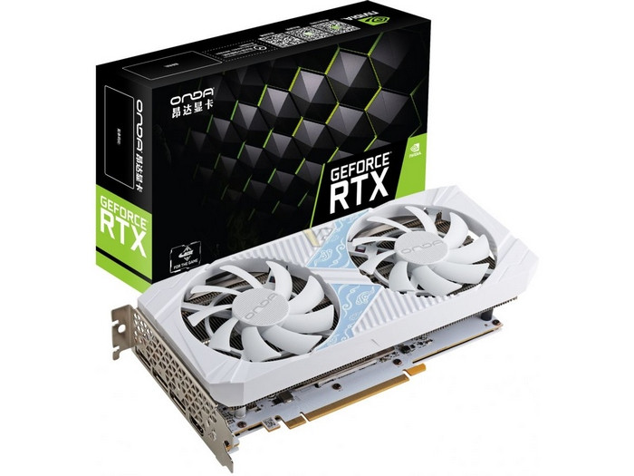 昂达发布“神盾” RTX 3060 Ti AEGIS G6X 非公卡，白色配色，5热管散热器