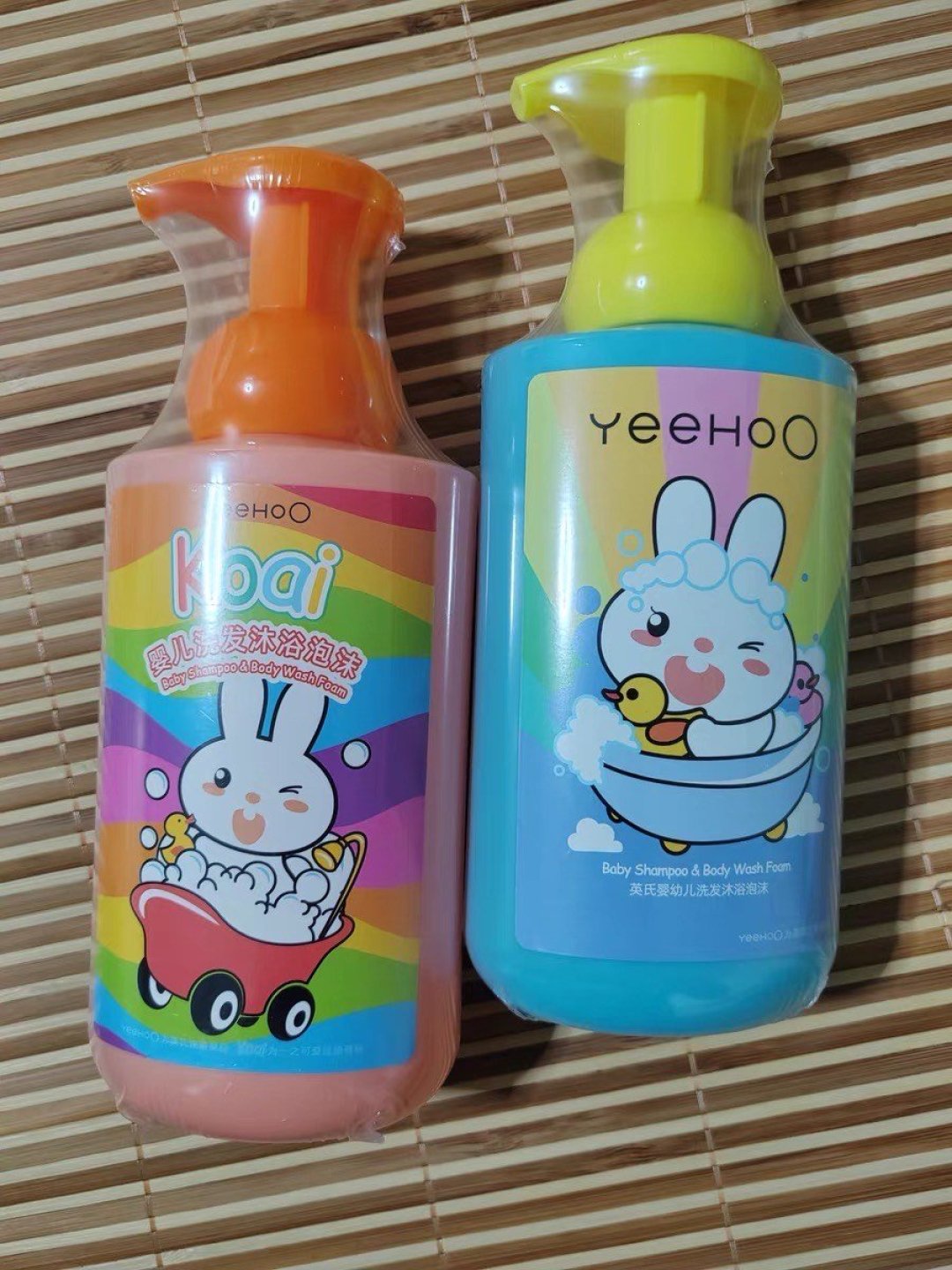英氏婴幼儿沐浴露洗发水二合一新生儿童沐浴