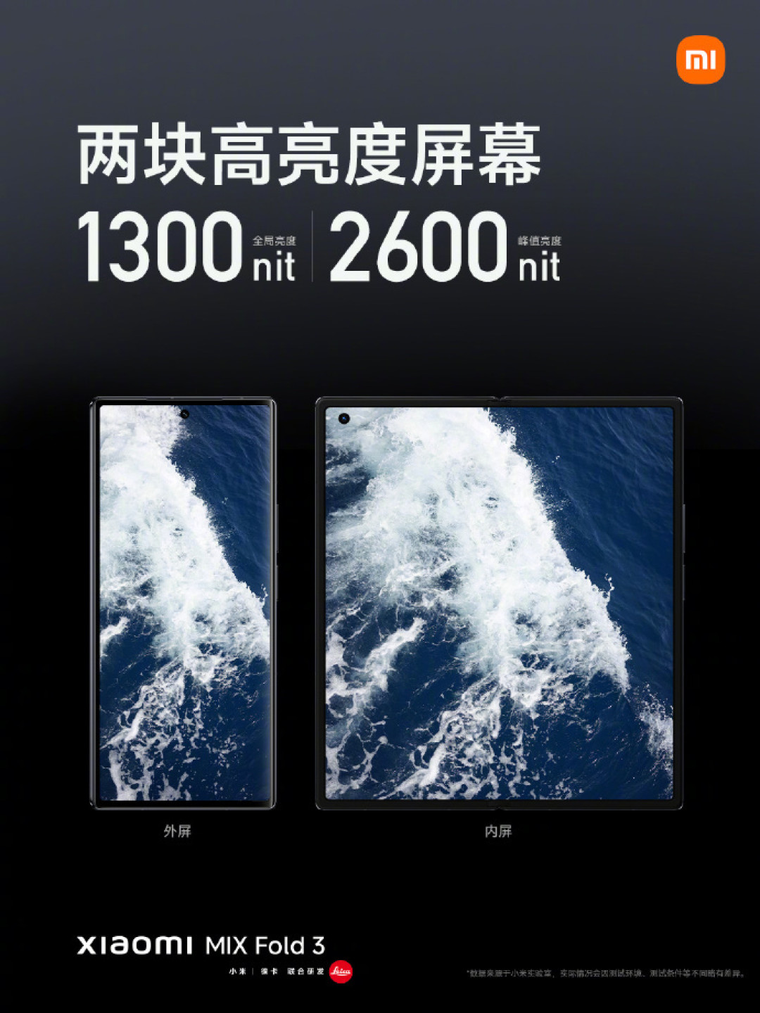 小米 MIX Fold 3 发布:加量不加价,搭第二代骁龙8领先版、内外一致旗舰屏、徕卡全焦段四摄,雷军坚持小米高端之路