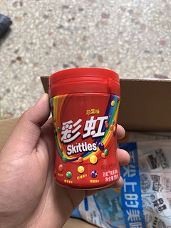 彩虹糖原果味软糖120g*1瓶小孩儿童零食品糖