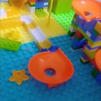 汇高 122粒儿童玩具大颗粒积木桌立体拼插拼