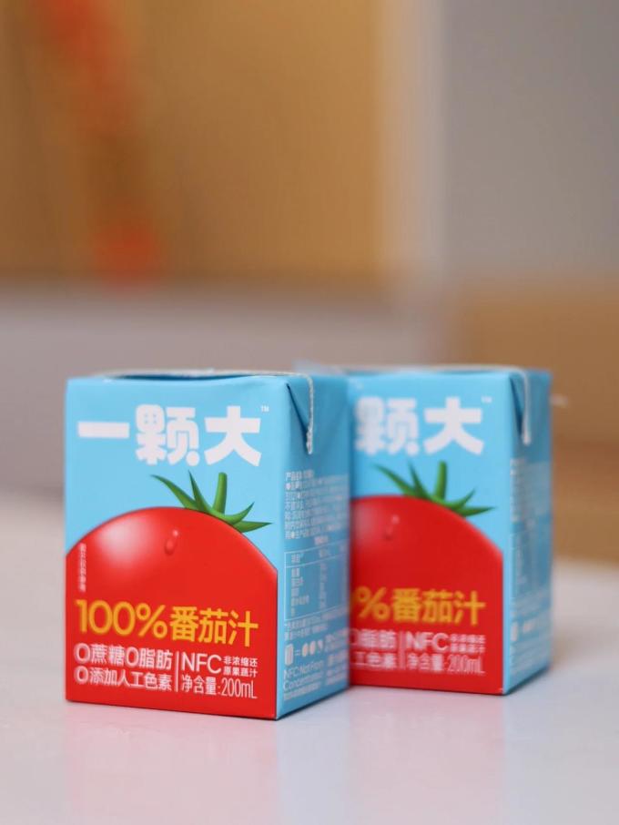 一颗大果汁饮料
