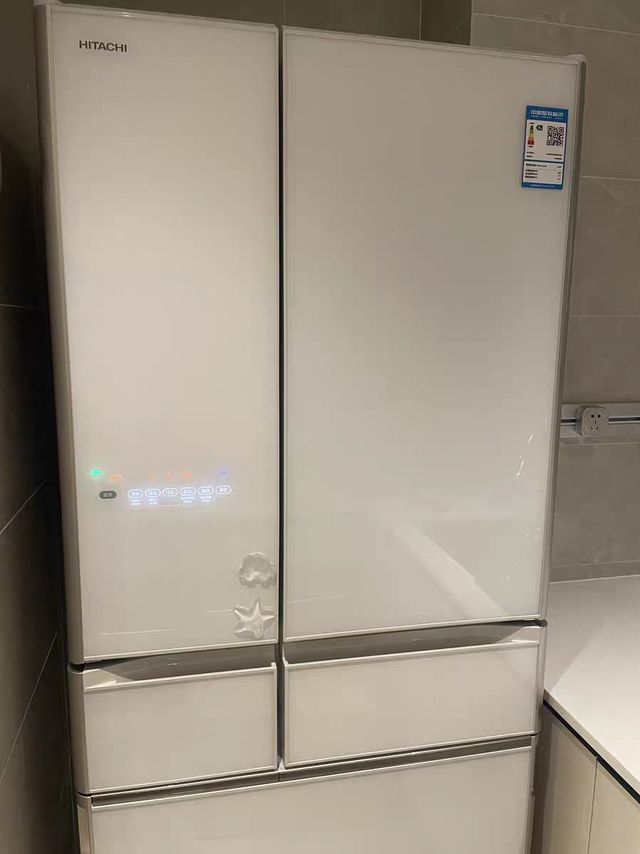 美到窒息，日立原装进口大白615L真空冰箱