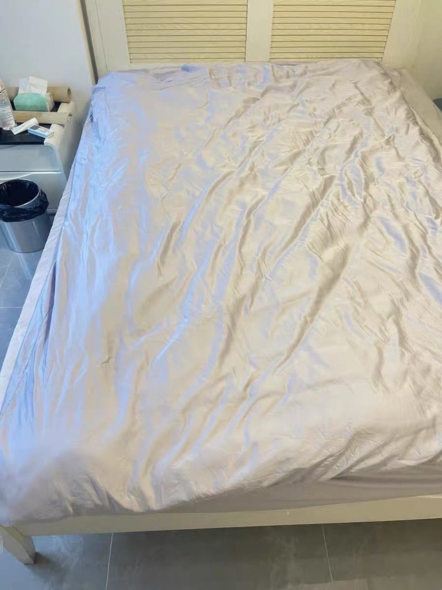 天丝四件套也太夏天了吧