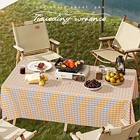 网红户外野餐桌布防水甜品台布置加厚小桌布郊游春游垫子野餐垫